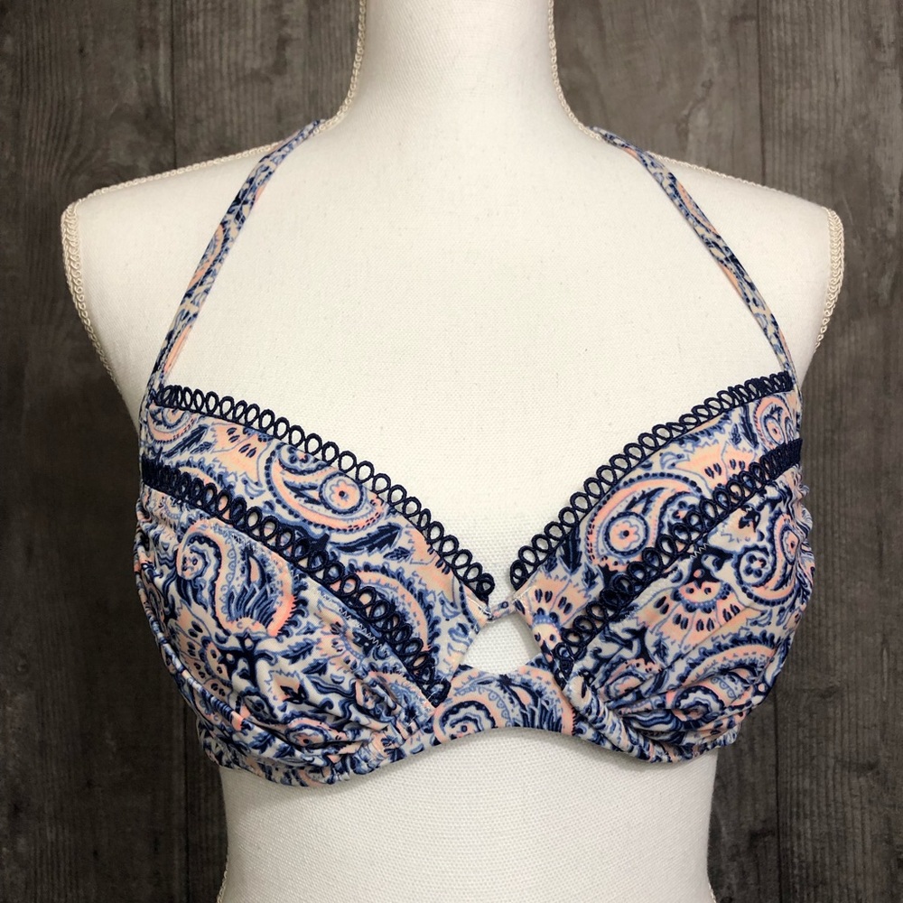Victoria’s Secret Paisley Print Bikini Swim Top